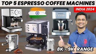 Top 5 Best Coffee MachineIndia 2024  Best Espresso Coffee Machine in India  Best Coffee Maker [upl. by Brunn]