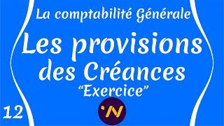 12 Provisions pour dépréciation des créances exercice comptabilité générale [upl. by Metabel165]