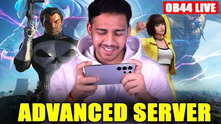 Advanced Server OB44 Live 😱🔥  Garena Free Fire Live  FULL SCREEN [upl. by Tennes]