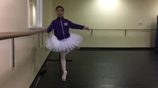 Baby Ballerina Tutorials by Natasha Groves 6 Frappé at the Barre [upl. by Champ]