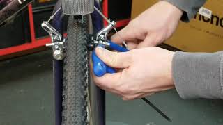 The 90s Cantilever Problem Lets Fix a Bike 9 Cantilever brake install on Trek Multitrack 700 [upl. by Kired137]