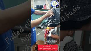 Pulled elbow Reduction  Hyperpronation technique  Reduction done on OPD basis  Adamya hosp video [upl. by Ariaz]