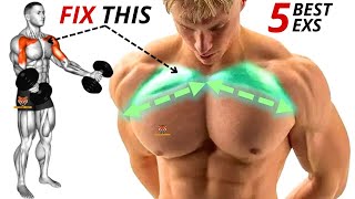 5 BEST UPPER CHEST WORKOUT AT GYM [upl. by Anilocin]