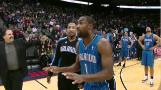 Gilbert Arenas CRAZY full court shot vs Nets Dec 27 2010 [upl. by Suoicerp692]