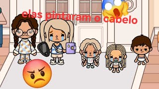 elas pintaram o cabelo sem minha permissão 😱😡👱‍♀️ [upl. by Chesna916]