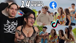 How are they all this good Waleska amp Efra react to Filipino Karaoke Challenge ft Daryl Ong [upl. by Nniw961]