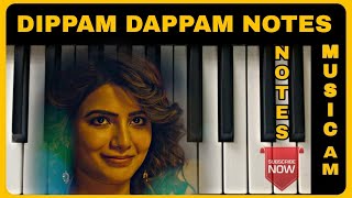 Dippam dappam song piano tutorial  KRK  Anirudh Ravichander  Tamil songs keyboard notes [upl. by Waine263]