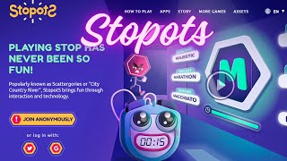 Stopots Live with Google Play Gamer 1 stopots stopotsonline [upl. by Ramu]