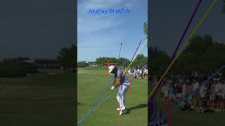 AKSHAY BHATIA  DRIVER SWING SLOW MOTION DTLVALERO TEXAS OPEN 2024 WINNER golfswing golf pga [upl. by Notse]