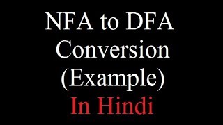 Examples of NFA to DFA Conversion in Hindi 1 TOC  Automata  By Harendra Sharma [upl. by Derte]