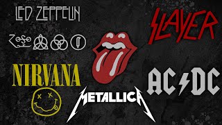 JAK POWSTAĹY LOGO ZNANYCH ZESPOĹĂ“W METALLICA SLAYER ACDC I INNI [upl. by Anaiviv]