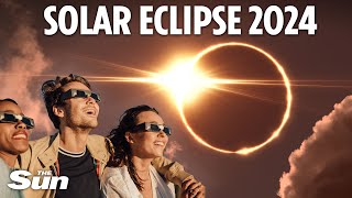 REPLAY 2024 Total solar eclipse from around the US [upl. by Dnar940]