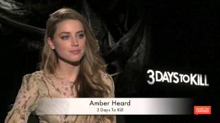 3 Days To Kill  Making of  Amber Heard VOST [upl. by Atinauq378]