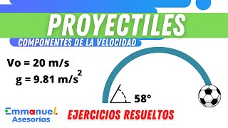 Movimiento Parabólico o de Proyectiles Ejercicios de FÍSICA física [upl. by Auqenahs314]