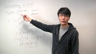 Calculating a Cumulative Distribution Function CDF [upl. by Robenia254]