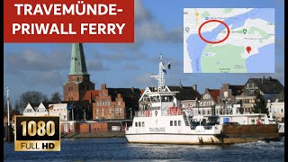 Travemünde  Priwall Ferry 2 minute trip [upl. by Orofselet154]