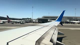 Full unedited taxitakeoff from SFO UAL flight 2315 service from SFO to PHX August 3rd 2024 [upl. by Blaine]