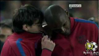 FC Barcelona vs Deportivo  La Liga Trophy Celebrations  15 May 2011 [upl. by Repsag]