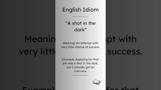 English Idiom with example 🗝️ Language Mastery in Minutes 🔍 shorts shortvideo english [upl. by Hebbe459]