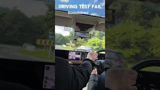 CLOSE ONE 🤯 DRIVING TEST FAILdrivinglesson drivingcourse roundabout drivingfails foryou fyp [upl. by Enylodnewg]