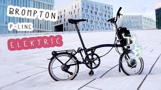 PLine Elektric von Brompton EBike noch leichter Das EFaltrad im großen Test [upl. by Inahteb]