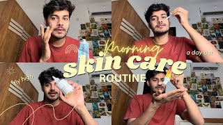 🌤️Morning Skin care routine 🧴 Men Malayalam Skincare  Boys Skin care [upl. by Emelda32]