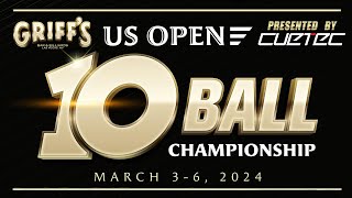 US OPEN 10BALL CHAMPIONSHIP  10000 ADDED FULL 64 PLAYER FIELD  GRIFFS LAS VEGAS  Day 1 PART 2 [upl. by Eanore]