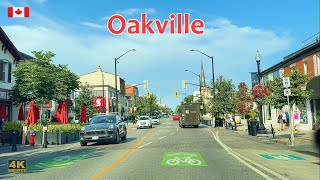 Driving in OAKVILLE Ontario Canada 🇨🇦 4K drive [upl. by Veats834]