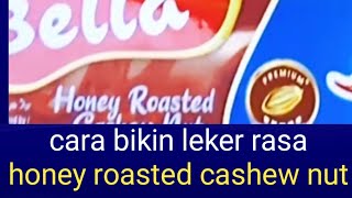 cara bikin leker rasa honey roasted cashew nutindonesiastreetfoods foodshorts food [upl. by Ahtis]