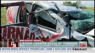 3 STORM CHASERS KILLED IN OKLAHOMA RIP [upl. by Rocco959]