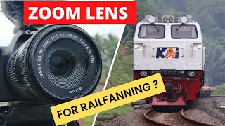 Trying Zoom Lens For Railfanning  Canon EFS 55250 mm IS STM  Railfanning Gear [upl. by Werd]