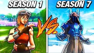 SAISON 1 VS SAISON 7 FORTNITE [upl. by Libbna]