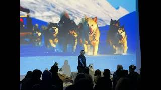 Presentation about Huskies in the Antarctic at Christchurch International Antarctic Centre [upl. by Mellar]