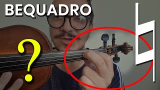 Bequadro  Notas Naturais no VIolino [upl. by Zetes]