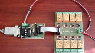 RS232 Relay Controller test [upl. by Anert]