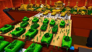 Army Men INVASION of Bridge FORTRESS Defense  Attack on Toys [upl. by Peh]