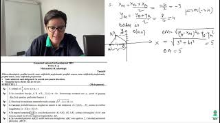 Test 8 2021 Bacalaureat Matematică MTehnologic [upl. by Mayworm]