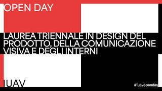 Iuav Open Day 2024 – triennale in Design del Prodotto della Comunicazione visiva e degli Interni [upl. by Wahl884]