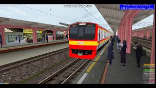 First video with introOpenBVE JR E217 departing at Jakarta Kota [upl. by Lanti]