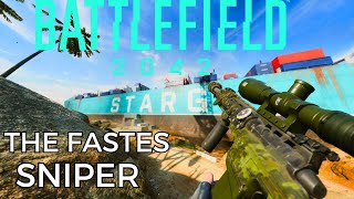 THE FASTEST SNIPER in Battlefield 2042 No Commentary [upl. by Rockey]