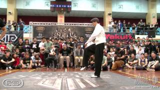 Popping Semifinal2 Kid Boogie vs Jay Gee  20140302 OBS Vol8 [upl. by Shelden]