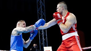 Dusan Veletić SRB vs Luka Pratljačić CRO European Boxing Championships 2024 SFs 92kg [upl. by Jeannie980]