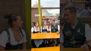 Fragen an die Wiesnbedienung 🎤🍺 wiesn oktoberfest wiesnbedienung sicherheit safenow [upl. by Ferd]