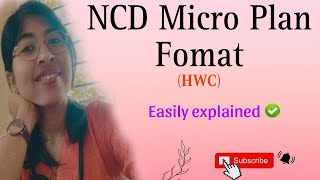 How to Calculate the Target Population for NCD Screening NCD Micro Plan Fomat HWCCHOS World [upl. by Nicholson]