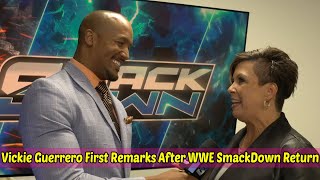 Vickie Guerrero’s First Remarks After WWE Return on SmackDown [upl. by Icken]