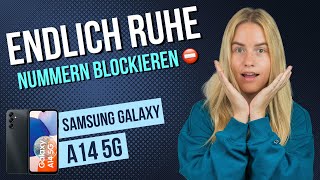 Samsung Galaxy A14  Anonyme Anrufe blockieren • 📱 • 👤 • ⛔️ • Anleitung  Tutorial [upl. by Azitram545]