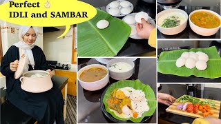 ഇതാണ് എന്റെ ഇഷ്ടം 🤩 Perfect Idli and Sambar recipe  ഇഡലിയും സാമ്പാറും  Idli recipe in malayalam [upl. by Najar]