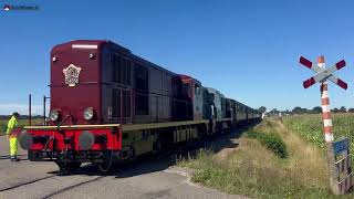 VSM NS 2459  2412  6X Mat 24 quotBlokkendoosquot passing by from Beekbergen to Loenen [upl. by Ross]