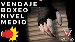 Vendaje Boxeo FitBoxing 🥊 Nivel Intermedio  Como vendar manos y nudillos correctamente Tutorial 2 [upl. by Eimmot401]