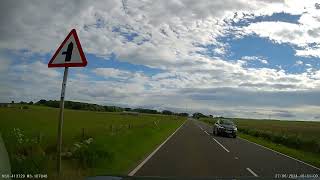 Scotland by Road  Caithness  A9  Wick to Mid Clyth [upl. by Adirf517]